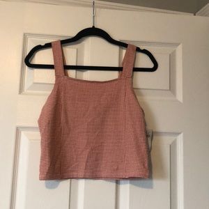 NWT AMERICAN EAGLE GINGHAM TANK TOP